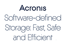 Acronis software-Defined Storage with Intel Intelligent Storage Acceleration Library and blockchain technology